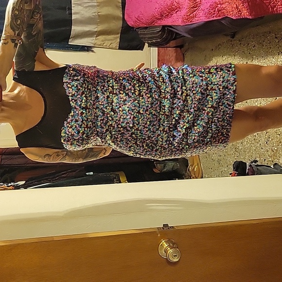 Rainbow sequin dress for Pride - Picture 6 of 7